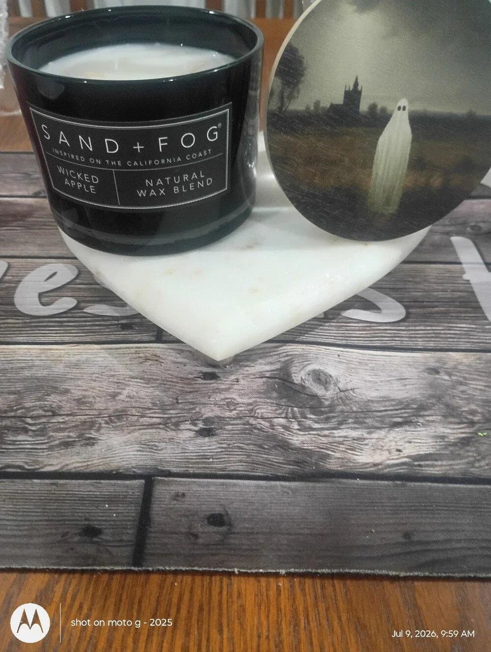 Sand + Fog Halloween 🎃 Ghost Wicked Apple Candle